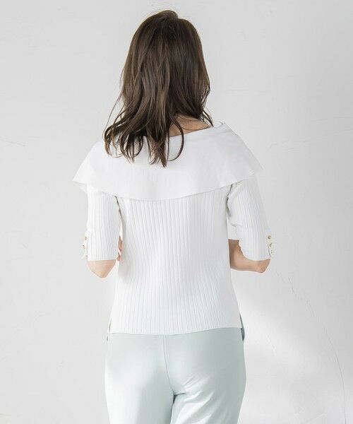 Viaggio Blu / ビアッジョブルー ニット・セーター | オフショルダーリブニット≪手洗い可能≫ | 詳細5