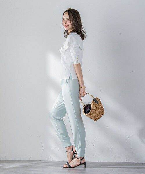 Viaggio Blu / ビアッジョブルー ニット・セーター | オフショルダーリブニット≪手洗い可能≫ | 詳細8