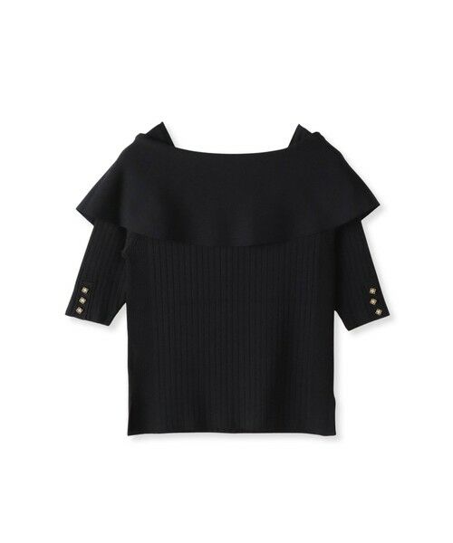 Viaggio Blu / ビアッジョブルー ニット・セーター | オフショルダーリブニット≪手洗い可能≫ | 詳細17