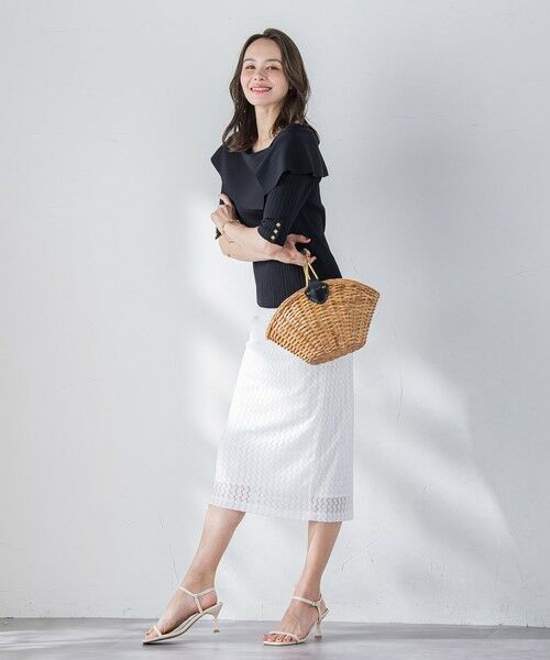 Viaggio Blu / ビアッジョブルー ニット・セーター | オフショルダーリブニット≪手洗い可能≫ | 詳細23