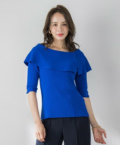 Viaggio Blu / ビアッジョブルー ニット・セーター | オフショルダーリブニット≪手洗い可能≫ | 詳細28