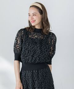 Viaggio Blu / ビアッジョブルー ニット・セーター | フラワーチュールドッキングニット≪手洗い可能≫