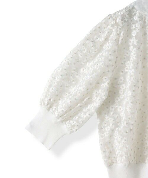 Viaggio Blu / ビアッジョブルー ニット・セーター | フラワーチュールドッキングニット≪手洗い可能≫ | 詳細4
