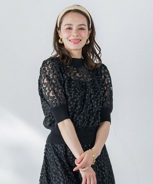 Viaggio Blu / ビアッジョブルー ニット・セーター | フラワーチュールドッキングニット≪手洗い可能≫ | 詳細19