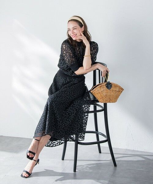 Viaggio Blu / ビアッジョブルー ニット・セーター | フラワーチュールドッキングニット≪手洗い可能≫ | 詳細24