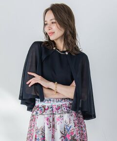 Viaggio Blu / ビアッジョブルー ニット・セーター | 【新色追加】ケープアンサンブルニット≪手洗い可能≫