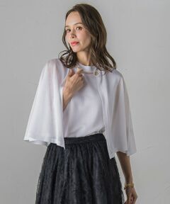 Viaggio Blu / ビアッジョブルー ニット・セーター | 【新色追加】ケープアンサンブルニット≪手洗い可能≫