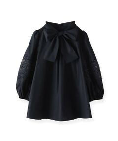 Viaggio Blu / ビアッジョブルー シャツ・ブラウス | 【新色追加】七分袖レースブラウス≪洗濯機で洗える≫