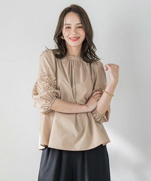 Viaggio Blu / ビアッジョブルー シャツ・ブラウス | 【新色追加】七分袖レースブラウス≪洗濯機で洗える≫ | 詳細6