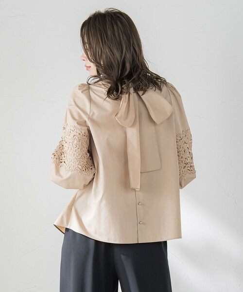 Viaggio Blu / ビアッジョブルー シャツ・ブラウス | 【新色追加】七分袖レースブラウス≪洗濯機で洗える≫ | 詳細9