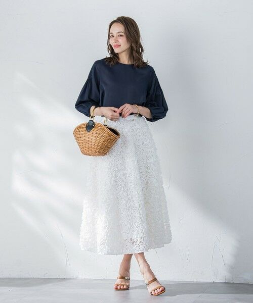 Viaggio Blu / ビアッジョブルー シャツ・ブラウス | ドライシアーピンタックブラウス≪洗濯機で洗える≫ | 詳細5