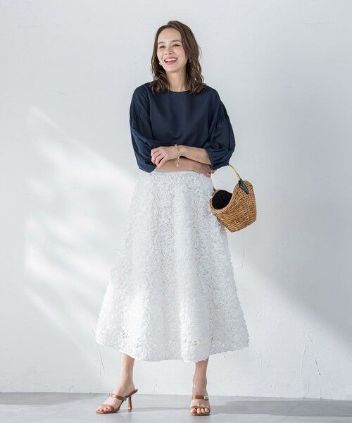 Viaggio Blu / ビアッジョブルー シャツ・ブラウス | ドライシアーピンタックブラウス≪洗濯機で洗える≫ | 詳細6