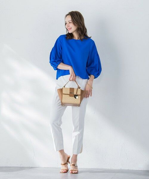 Viaggio Blu / ビアッジョブルー シャツ・ブラウス | ドライシアーピンタックブラウス≪洗濯機で洗える≫ | 詳細25