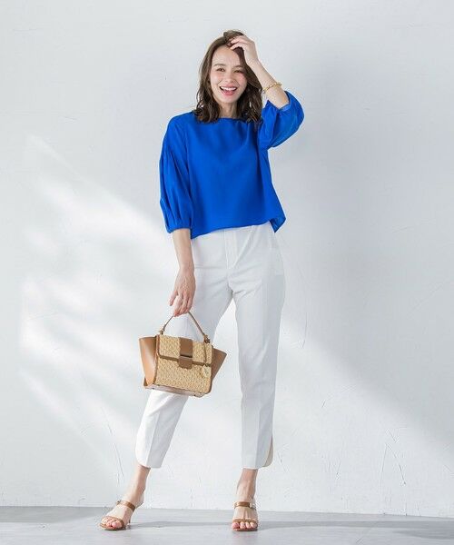 Viaggio Blu / ビアッジョブルー シャツ・ブラウス | ドライシアーピンタックブラウス≪洗濯機で洗える≫ | 詳細28