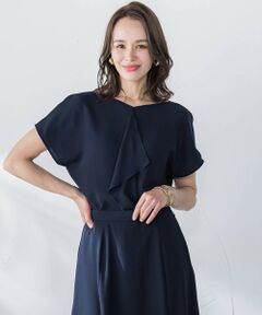 美品ビアッジョブルーアナスタシアセットアップネイビー Viaggio Blu / ビアッジョブルー （レディース） | ファッション