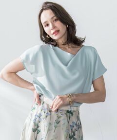 Viaggio Blu / ビアッジョブルー シャツ・ブラウス | 【新色追加】接触冷感前後2WAYストレッチブラウス≪洗濯機で洗える≫