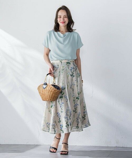 Viaggio Blu / ビアッジョブルー シャツ・ブラウス | 【新色追加】接触冷感前後2WAYストレッチブラウス≪洗濯機で洗える≫ | 詳細22