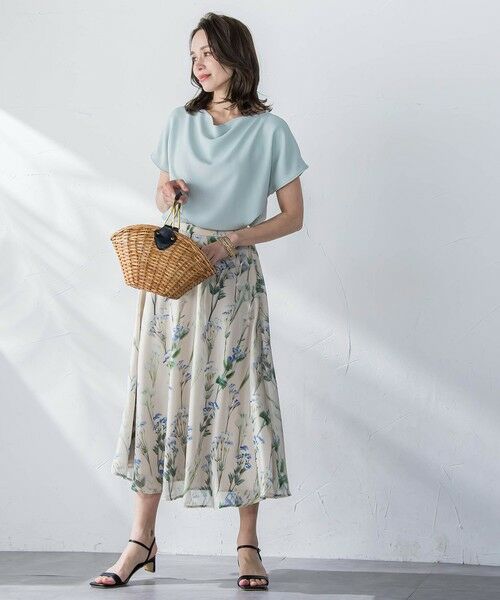 Viaggio Blu / ビアッジョブルー シャツ・ブラウス | 【新色追加】接触冷感前後2WAYストレッチブラウス≪洗濯機で洗える≫ | 詳細23