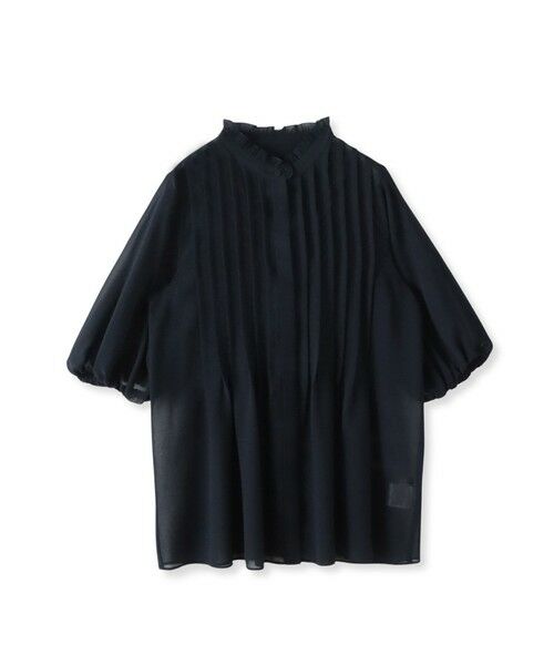 Viaggio Blu / ビアッジョブルー シャツ・ブラウス | シルクライクシフォンブラウス≪洗濯機で洗える≫ | 詳細11