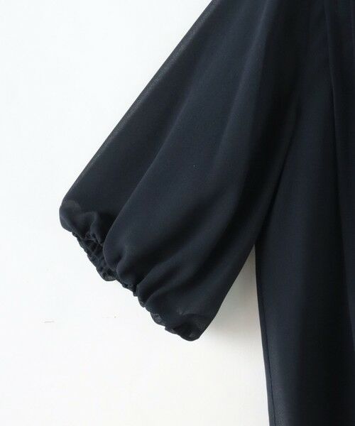 Viaggio Blu / ビアッジョブルー シャツ・ブラウス | シルクライクシフォンブラウス≪洗濯機で洗える≫ | 詳細17