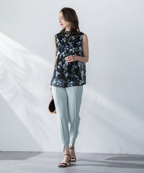 Viaggio Blu / ビアッジョブルー シャツ・ブラウス | リシアンサスプリントブラウス≪洗濯機で洗える≫ | 詳細11