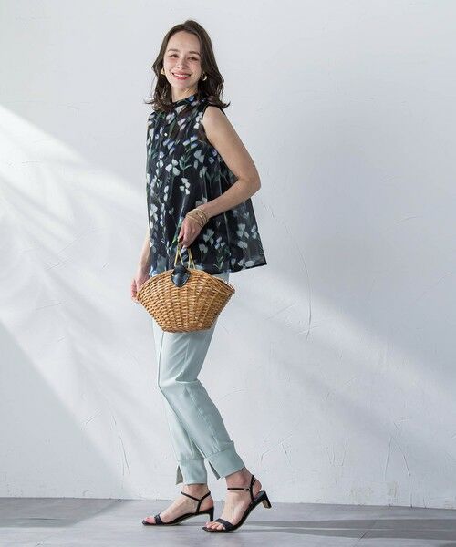 Viaggio Blu / ビアッジョブルー シャツ・ブラウス | リシアンサスプリントブラウス≪洗濯機で洗える≫ | 詳細12