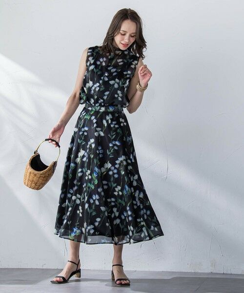 Viaggio Blu / ビアッジョブルー シャツ・ブラウス | リシアンサスプリントブラウス≪洗濯機で洗える≫ | 詳細3