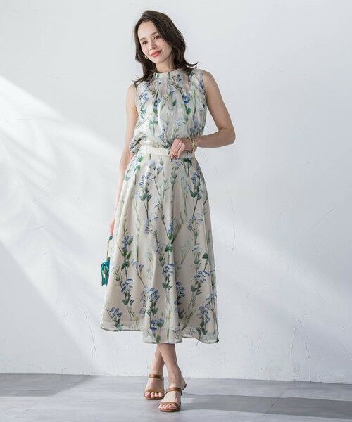 Viaggio Blu / ビアッジョブルー シャツ・ブラウス | リシアンサスプリントブラウス≪洗濯機で洗える≫ | 詳細15