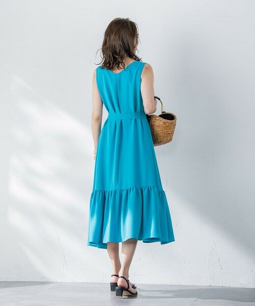 Viaggio Blu / ビアッジョブルー ロング・マキシ丈ワンピース | 接触冷感2WAYストレッチワンピース≪洗濯機で洗える≫ | 詳細8