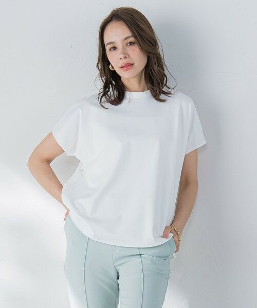 Viaggio Blu / ビアッジョブルー カットソー | バックフラワーレースカットソー≪手洗い可能≫ | 詳細1