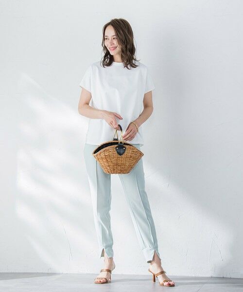 Viaggio Blu / ビアッジョブルー カットソー | バックフラワーレースカットソー≪手洗い可能≫ | 詳細4