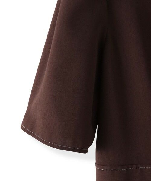 Viaggio Blu / ビアッジョブルー ロング・マキシ丈ワンピース | 配色ステッチワンピース≪洗濯機で洗える≫ | 詳細19