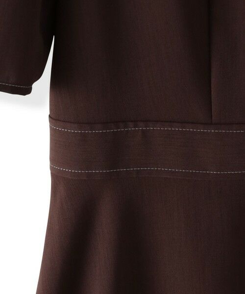 Viaggio Blu / ビアッジョブルー ロング・マキシ丈ワンピース | 配色ステッチワンピース≪洗濯機で洗える≫ | 詳細20