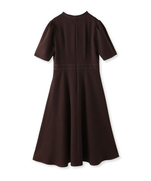 Viaggio Blu / ビアッジョブルー ロング・マキシ丈ワンピース | 配色ステッチワンピース≪洗濯機で洗える≫ | 詳細23