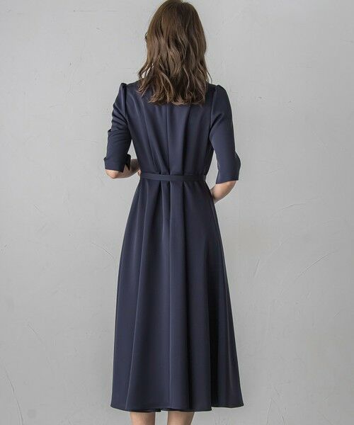 Viaggio Blu / ビアッジョブルー ロング・マキシ丈ワンピース | トリアセテートストレッチツイルワンピース | 詳細5