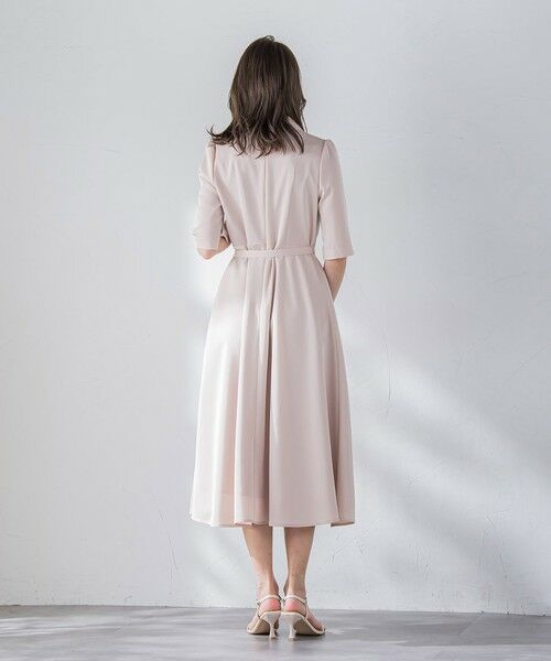 Viaggio Blu / ビアッジョブルー ロング・マキシ丈ワンピース | トリアセテートストレッチツイルワンピース | 詳細14