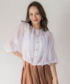 Viaggio Blu ビアッジョブルー ショートコート ベージュ2 B8771 Viaggio Blu ビアッジョブルー ショートコート ベージュ2 B8771
