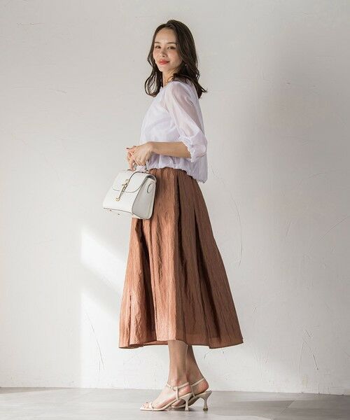 Viaggio Blu / ビアッジョブルー テーラードジャケット | シアーオーガンジージャケット≪手洗い可能≫ | 詳細6