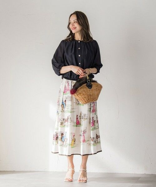 Viaggio Blu / ビアッジョブルー テーラードジャケット | シアーオーガンジージャケット≪手洗い可能≫ | 詳細13