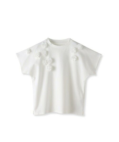 Viaggio Blu / ビアッジョブルー カットソー | フラワーモチーフカットソー≪手洗い可能≫ | 詳細1