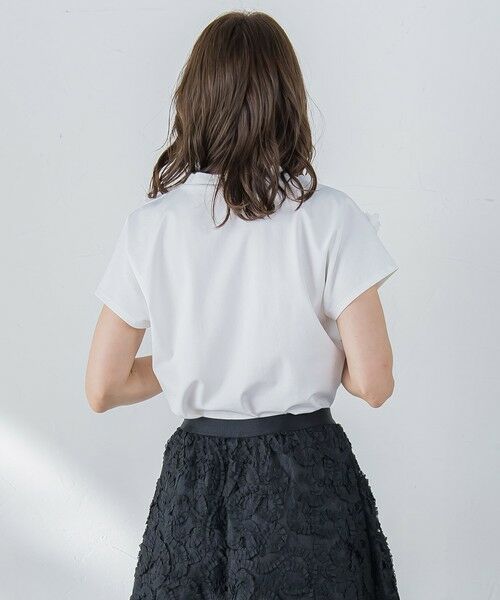 Viaggio Blu / ビアッジョブルー カットソー | フラワーモチーフカットソー≪手洗い可能≫ | 詳細4