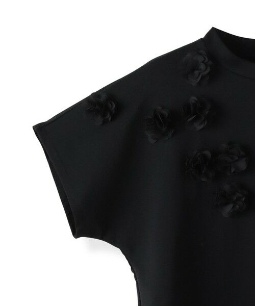 Viaggio Blu / ビアッジョブルー カットソー | フラワーモチーフカットソー≪手洗い可能≫ | 詳細13