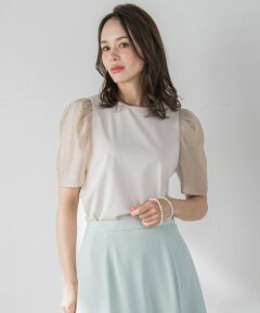 Viaggio Blu / ビアッジョブルー カットソー | シアースリーブカットソー≪手洗い可能≫