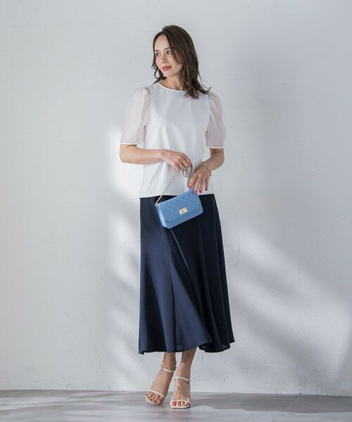 Viaggio Blu / ビアッジョブルー カットソー | シアースリーブカットソー≪手洗い可能≫ | 詳細3