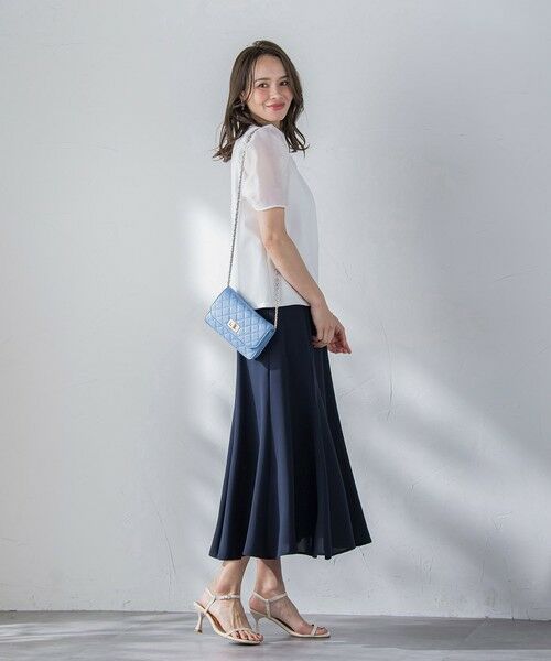 Viaggio Blu / ビアッジョブルー カットソー | シアースリーブカットソー≪手洗い可能≫ | 詳細4