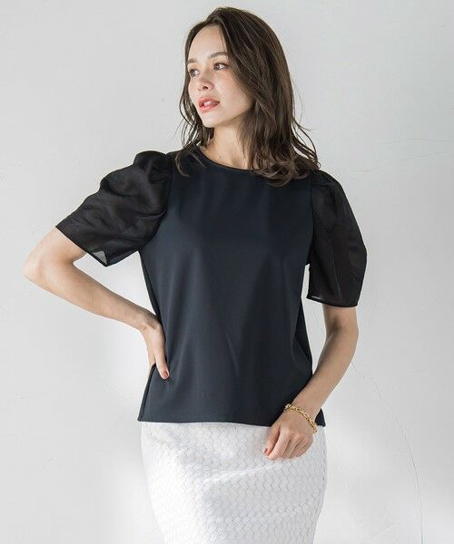 Viaggio Blu / ビアッジョブルー カットソー | シアースリーブカットソー≪手洗い可能≫ | 詳細7