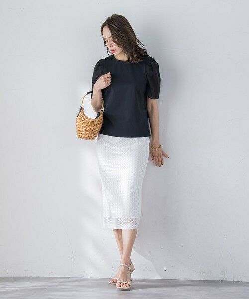 Viaggio Blu / ビアッジョブルー カットソー | シアースリーブカットソー≪手洗い可能≫ | 詳細9