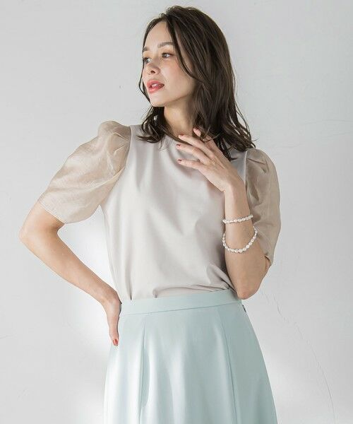 Viaggio Blu / ビアッジョブルー カットソー | シアースリーブカットソー≪手洗い可能≫ | 詳細20