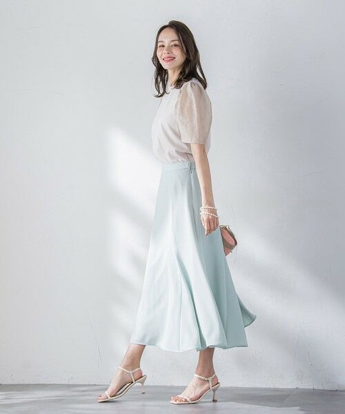 Viaggio Blu / ビアッジョブルー カットソー | シアースリーブカットソー≪手洗い可能≫ | 詳細25