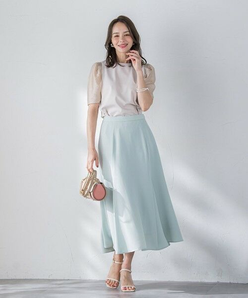 Viaggio Blu / ビアッジョブルー カットソー | シアースリーブカットソー≪手洗い可能≫ | 詳細27